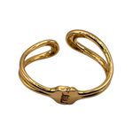 Bracelete Feminino Gota Vazada Dourado