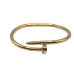 Bracelete Feminino Prego Dourado
