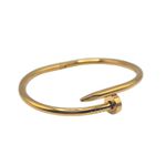 Bracelete Feminino Prego Dourado