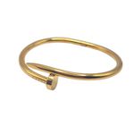Bracelete Feminino Prego Dourado