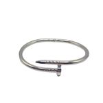 Bracelete Feminino Prego Prata