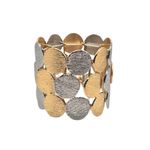 Bracelete Feminino Prosperidade Dourado e Prata