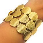 Bracelete Feminino Prosperidade Dourado