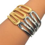 Bracelete Feminino Soberania Dourado e Prata 