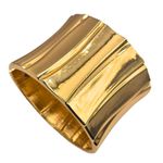 Bracelete Feminino Texturizado Dourado 