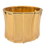 Bracelete Feminino Texturizado Dourado 