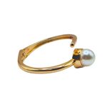Bracelete Feminino Pérola Soberana Dourado 