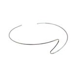 Choker Feminino Onda Slin Prata