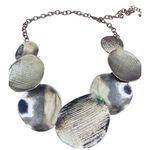 Colar Feminino Círculos Moderno Prata