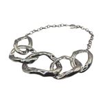 Colar Feminino Entrelaçado Prata
