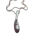 Colar Feminino Gota Orgânico Fosco