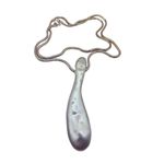 Colar Feminino Gota Orgânico Fosco