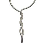 Colar Feminino Torcido Prata