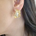 Brinco Feminino Autenticidade Dourado