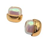 Brinco Feminino Cápsula Pérola Dourado