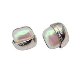 Brinco Feminino Cápsula Pérola Prata