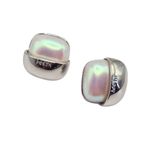 Brinco Feminino Cápsula Pérola Prata