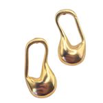 Brinco Feminino Design Curvo Dourado