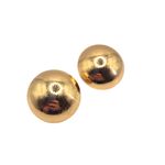 Brinco Feminino Esfera Dourado 