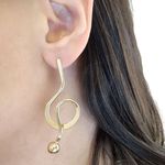 Brinco Feminino Essência Dourado 