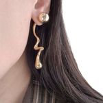 Brinco Feminino Fluidez Dourado