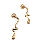 Brinco Feminino Fluidez Dourado