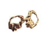  Brinco Feminino Forma Livre Dourado
