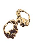  Brinco Feminino Forma Livre Dourado