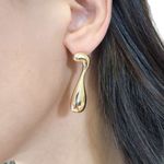 Brinco Feminino Gota Dourado