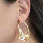 Brinco Feminino Imperatriz Dourado