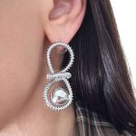 Brinco Feminino Infinito Prata 