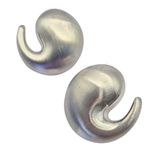 Brinco Feminino Onda Orgânica Prata