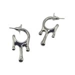 Brinco Feminino Três Gotas Prata