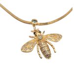 Colar Feminino Belle Zircônia Dourado