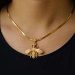 Colar Feminino Belle Zircônia Dourado