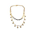 Colar Feminino Corações Delicados Dourado