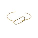 Colar Feminino Curvatura Dourado