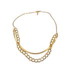 Colar Feminino Duplo Dourado