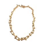 Colar Feminino Elos de Luxo Dourado