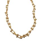 Colar Feminino Elos de Luxo Dourado