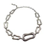 Colar Feminino Elos Orgânicos Prata