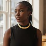 Colar Feminino Gargantilha Flexível Dourado