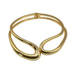 Colar Feminino Gotas Vazadas Dourado