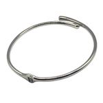 Colar Feminino Pontas Arredondadas Prata