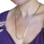 Colar feminino Soberana Aurora dourado