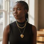 Colar Feminino Triplo Folha do Ouro Dourado