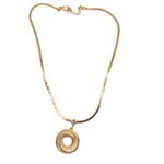 Colar Feminino Virtude Dourado Cravejado