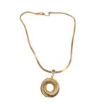 Colar Feminino Virtude Dourado Cravejado