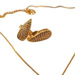 Conjunto Feminino Gota Cravejada Zircônia