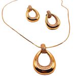 Conjunto Feminino Oval Zircônia